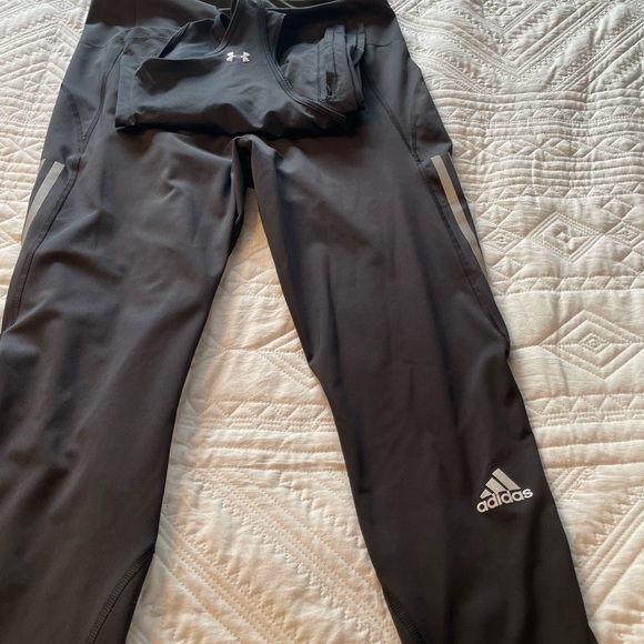 Adidas Women's Black Track Pants Under Armor top Bundle. - Picture 15 of 16